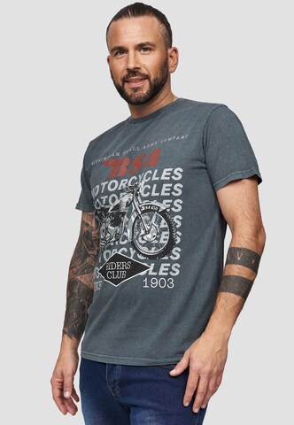 Recovered T-Shirt 'BSA Birmingham' in Grau