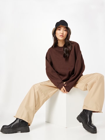 WEEKDAY Sweatshirt in Brown