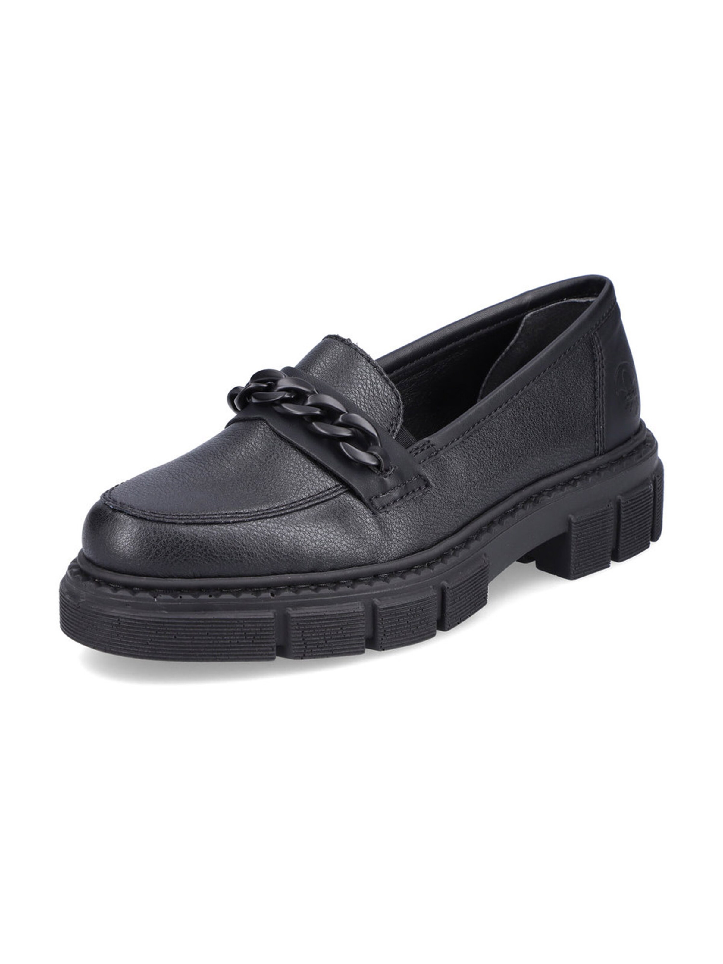 Rieker Slipper in Black: front