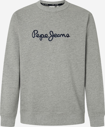Sweat-shirt 'New Joe' Pepe Jeans en gris : devant