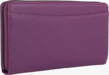 Braun Büffel Wallet 'Capri' in Purple