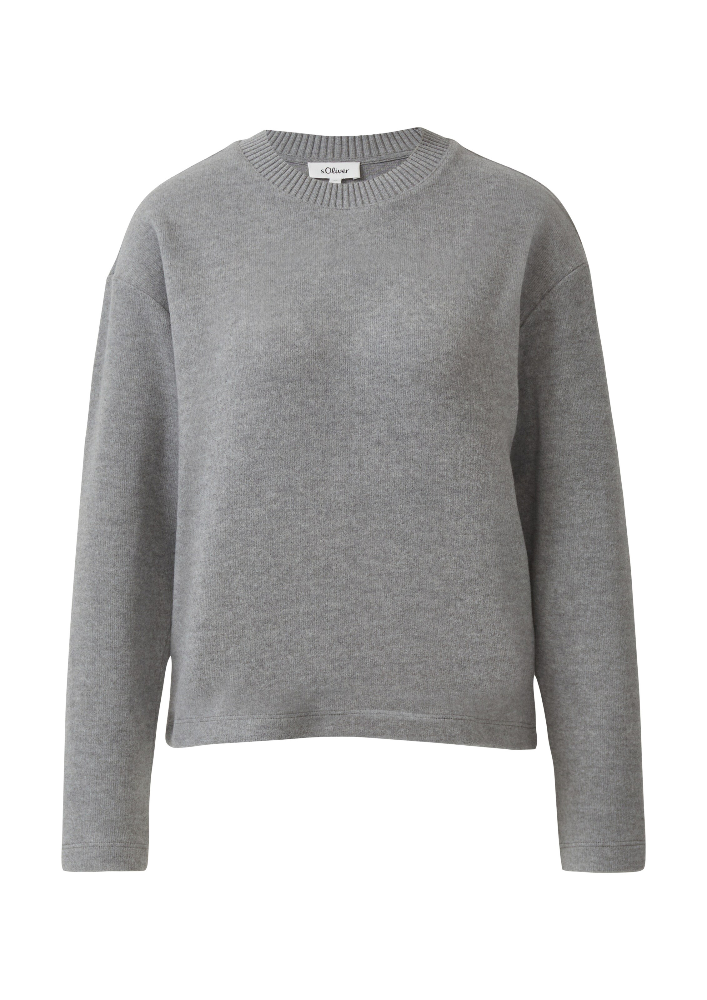 Sweat-shirt s.Oliver en gris : devant