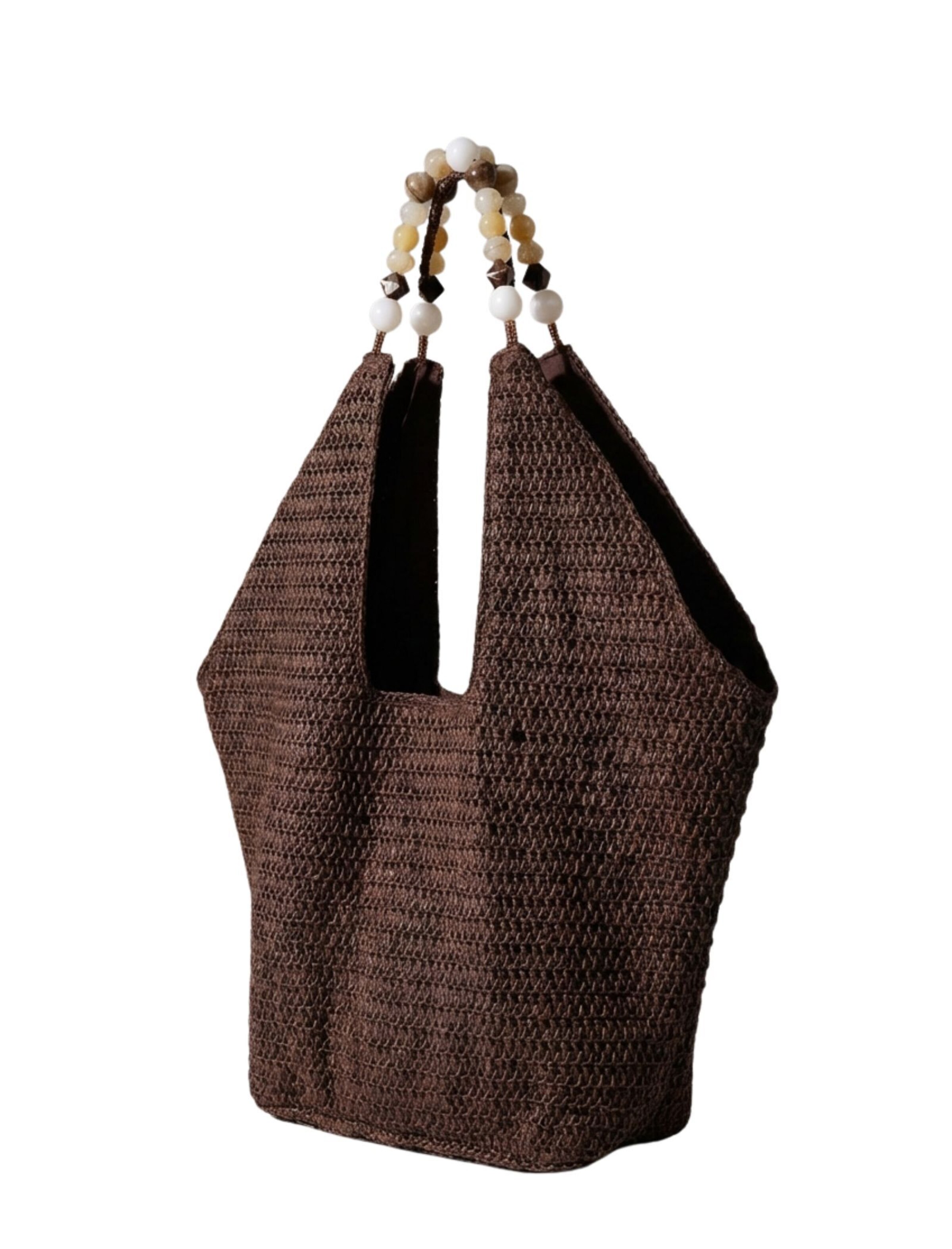 South Beach Strandtaske i brun