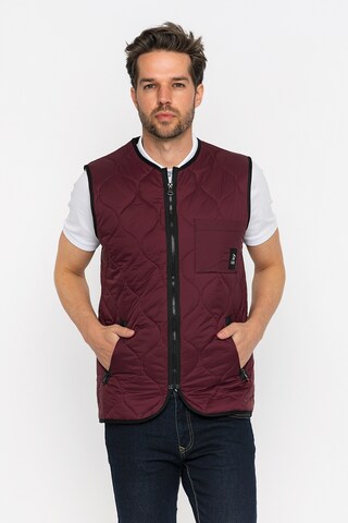 Giorgio di Mare - Colete 'Sandro' em vermelho: frente