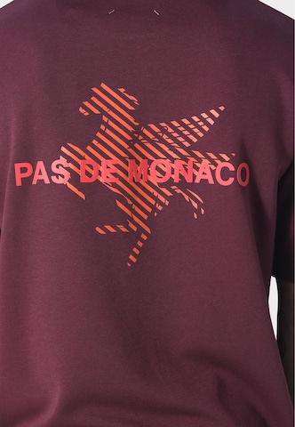 Maglietta 'La Pegaus Chevron' di Pas De Monaco in rosso