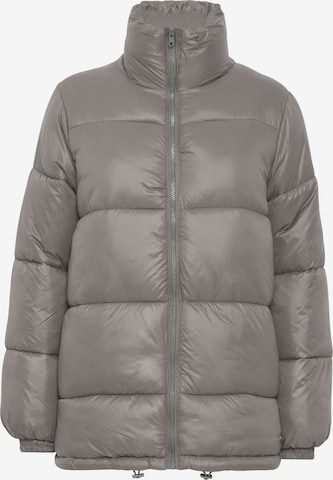 Oxmo Between-Season Jacket 'Belone' in Grey: front