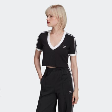 ADIDAS ORIGINALS Футболка в Черный: спереди