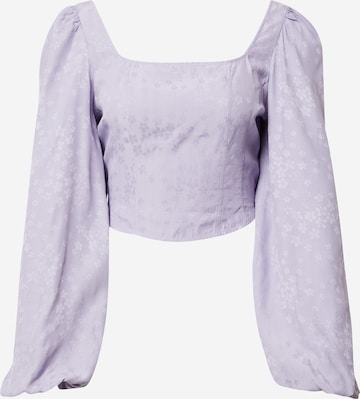 EDITED - Top 'Kawai' em roxo: frente