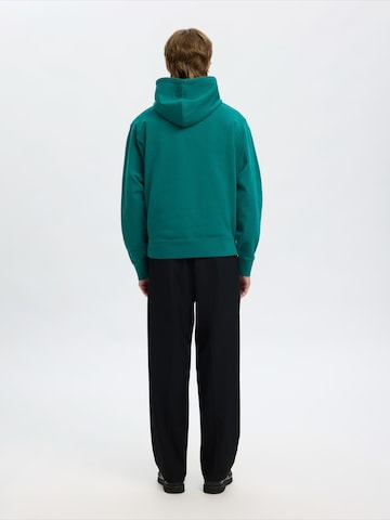 SELECTED Sweatshirt 'SLHLUKE' in Green