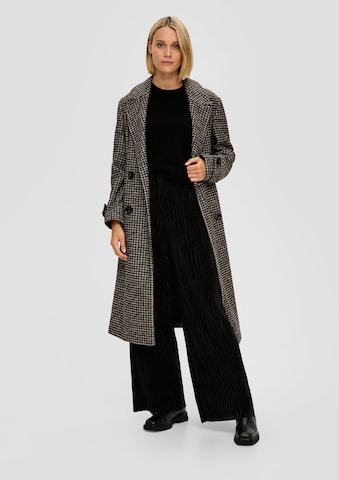 s.Oliver BLACK LABEL Wide leg Broek in Zwart