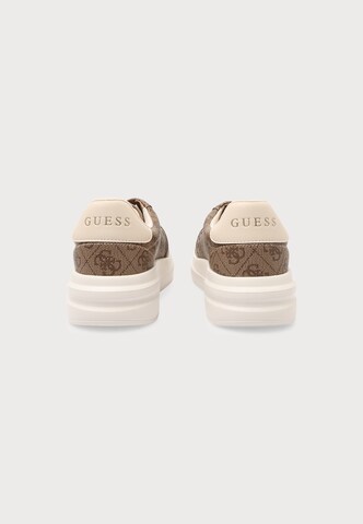 GUESS Ниски маратонки 'ERIZO2' в кафяво