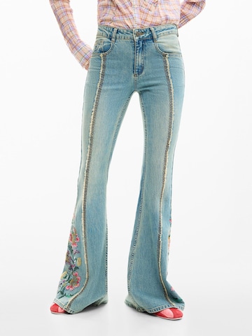 Desigual Flared Jeans i blå: framsida