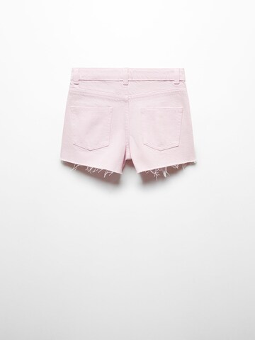 MANGO KIDS Regular Shorts 'ISA' in Pink