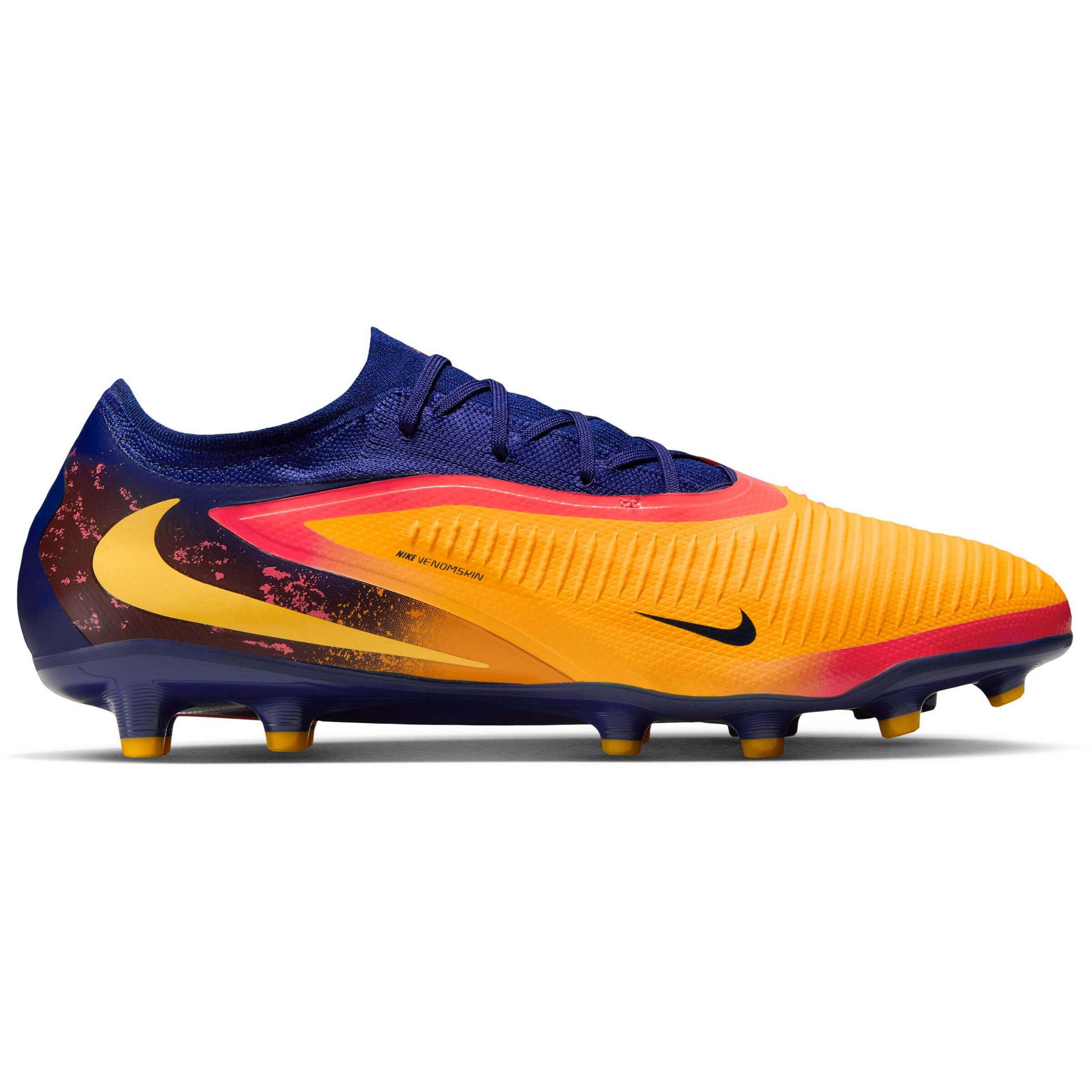 NIKE Soccer Cleats 'Phantom 6' in Orange: front