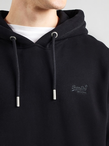 Superdry Μπλούζα φούτερ 'Essential' σε μαύρο