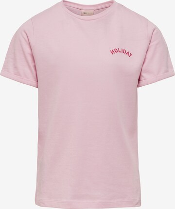 KIDS ONLY T-Shirt 'Naomi' in Pink: predná strana