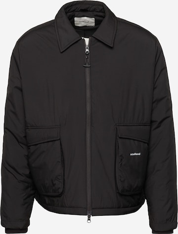 Soulland Between-Season Jacket 'Jamie' in Black: front