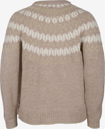 Zizzi Knit cardigan in Beige