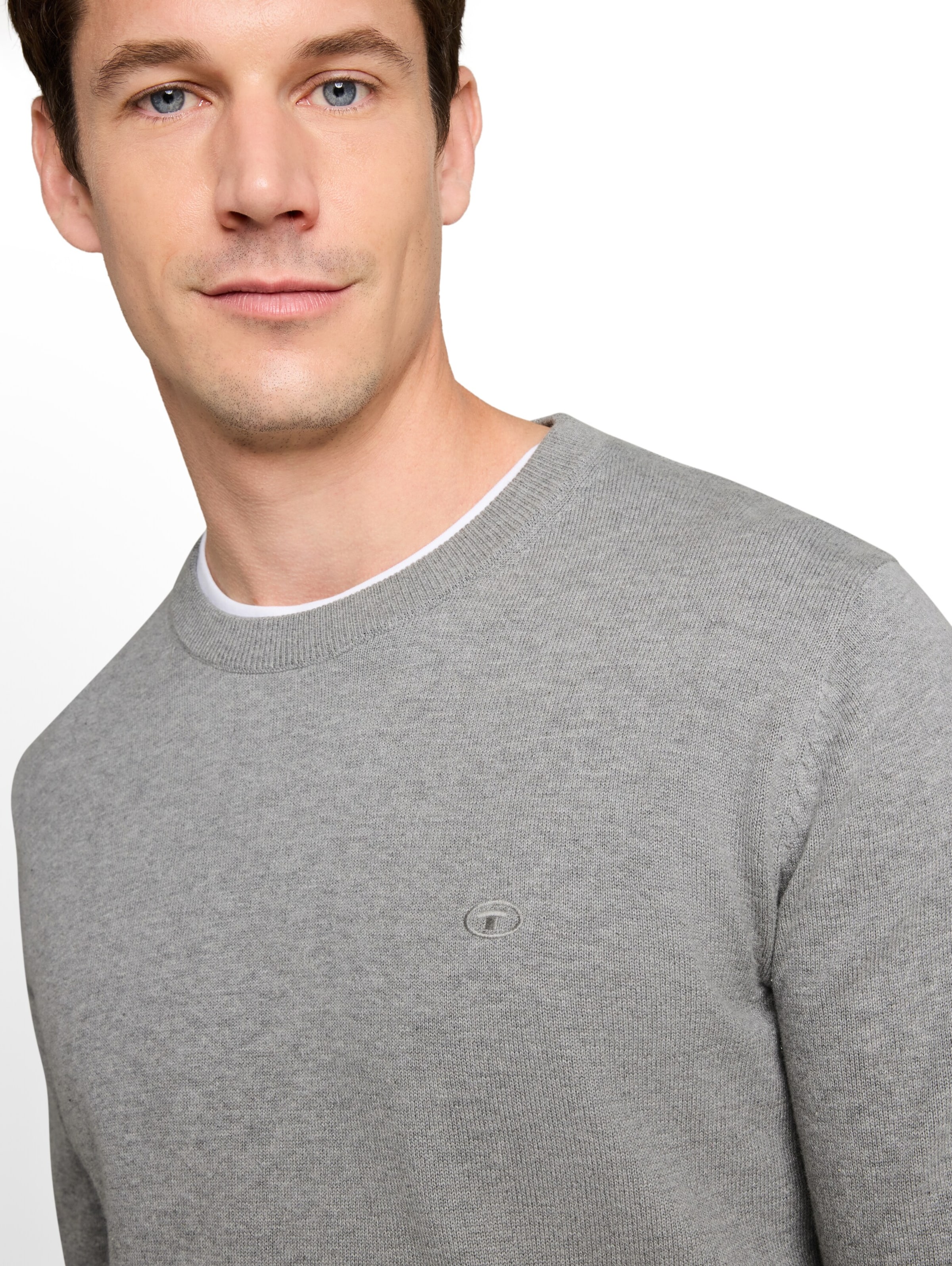 TOM TAILOR Sweter w kolorze szary