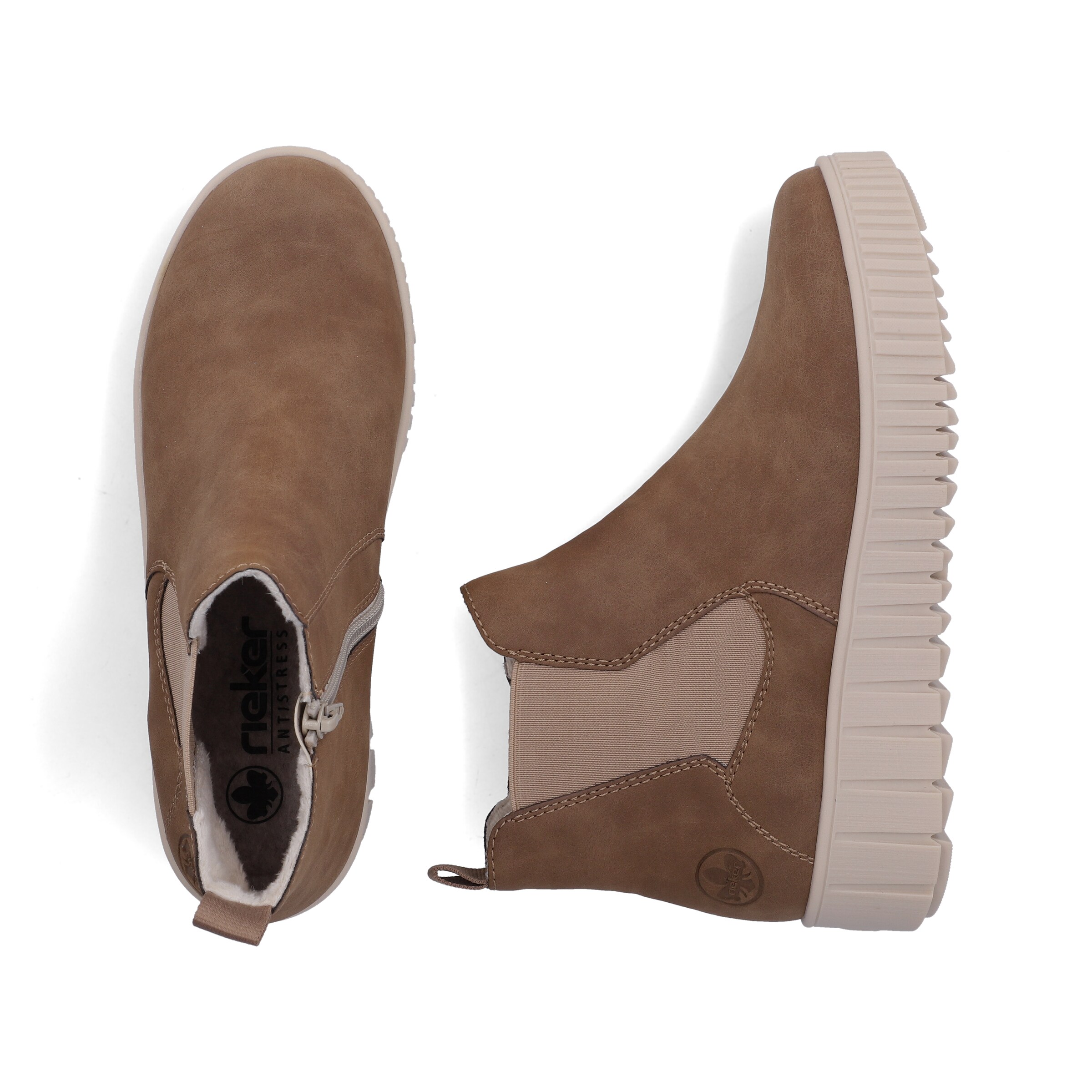Bottines Rieker en marron