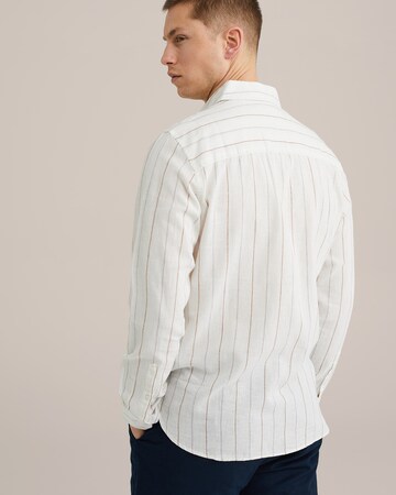 WE Fashion Regular Fit Hemd in Weiß