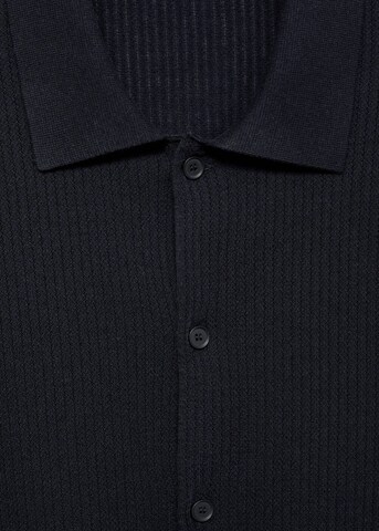 MANGO MAN Strickjacke 'Flew' in Blau