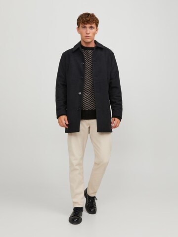 JACK & JONES Between-Seasons Coat 'ZAC' in Black