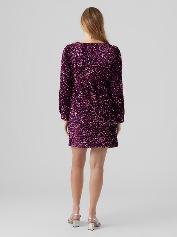 Vero Moda Maternity Cocktail Dress 'Fame' in Purple