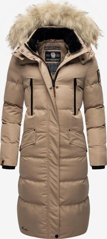 MARIKOO Winter coat 'Schneesternchen' in Beige: front