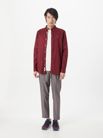 SCOTCH & SODA Regular fit Overhemd 'Essential' in Rood