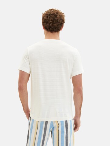 TOM TAILOR T-Shirt in Weiß