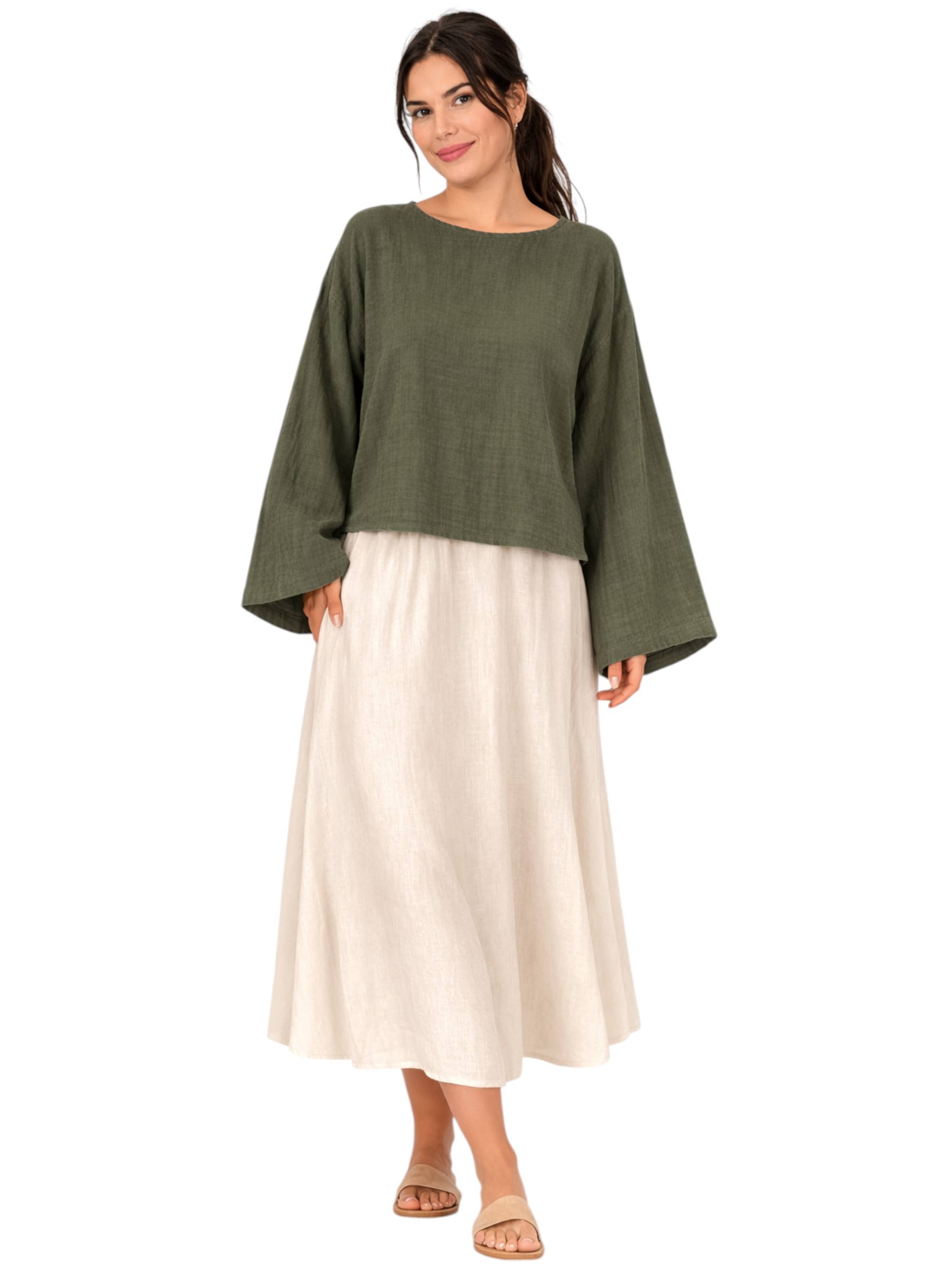 WENOR Blouse 'AVELOA' in Green