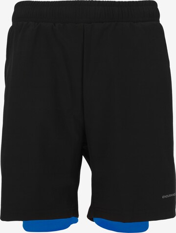 ENDURANCE Regular Workout Pants 'Herlent' in Black: front