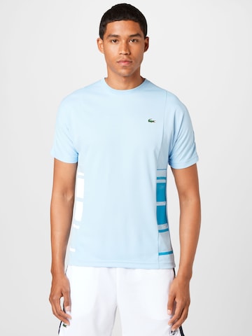 T-Shirt fonctionnel Lacoste Sport en bleu : devant