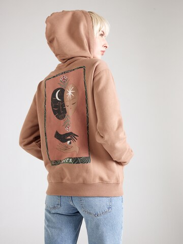 RVCA - Sudadera 'MOON AND STARS' en marrón: frente
