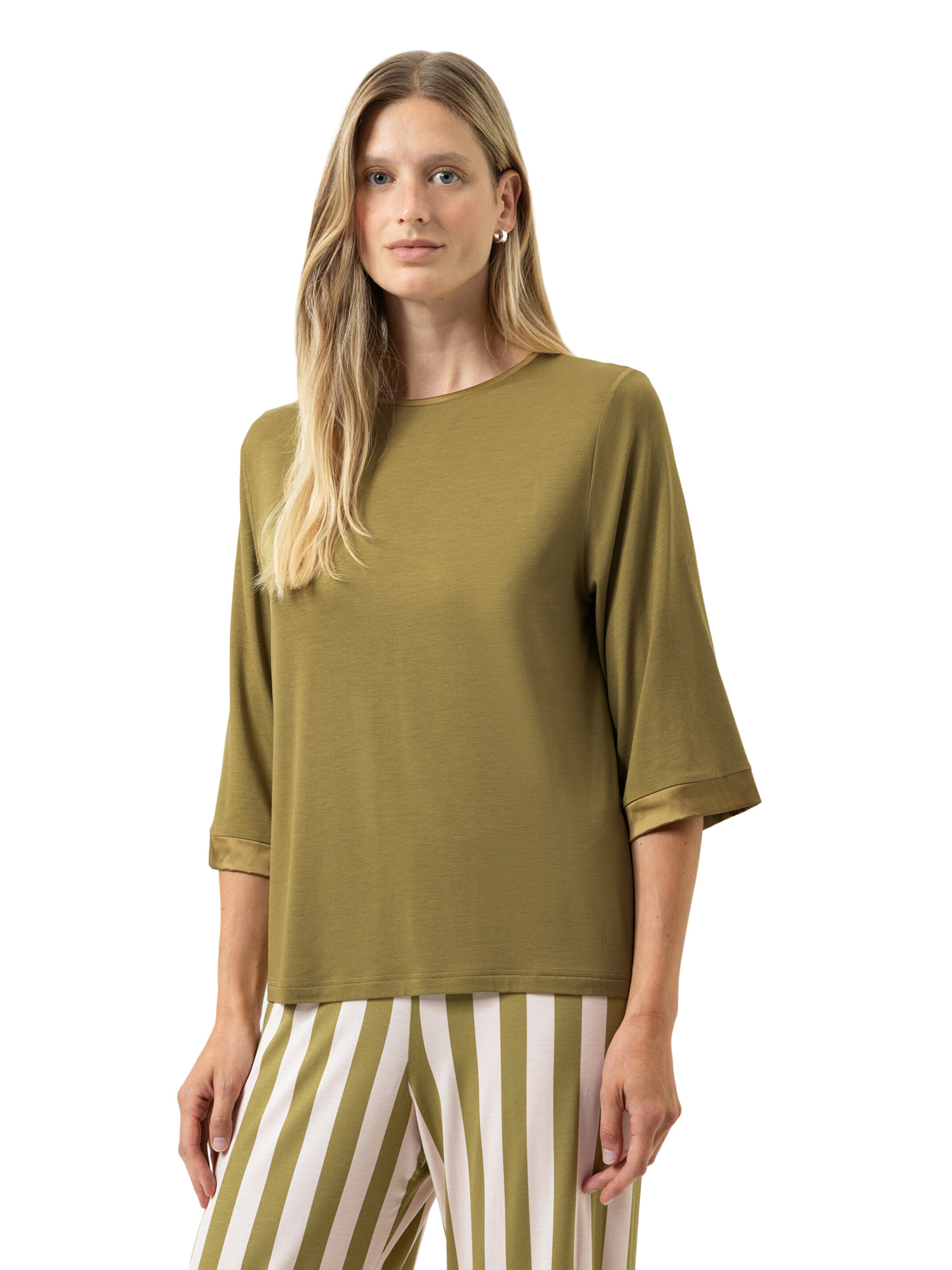 Mey T-Shirt 'Pure Chic' in Grün: Vorderseite