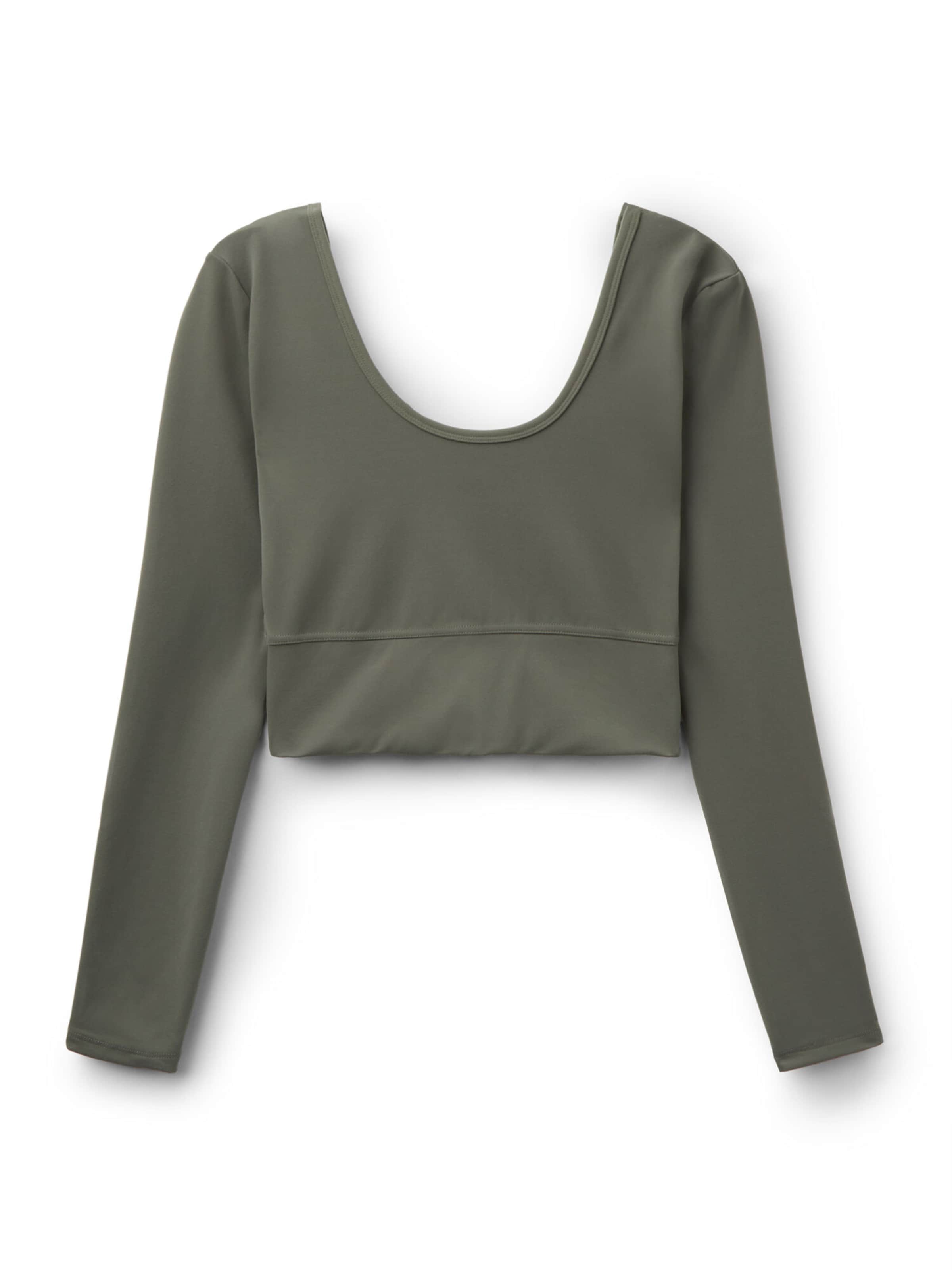 CALZEDONIA Shirt 'Soft Touch' in Green: front