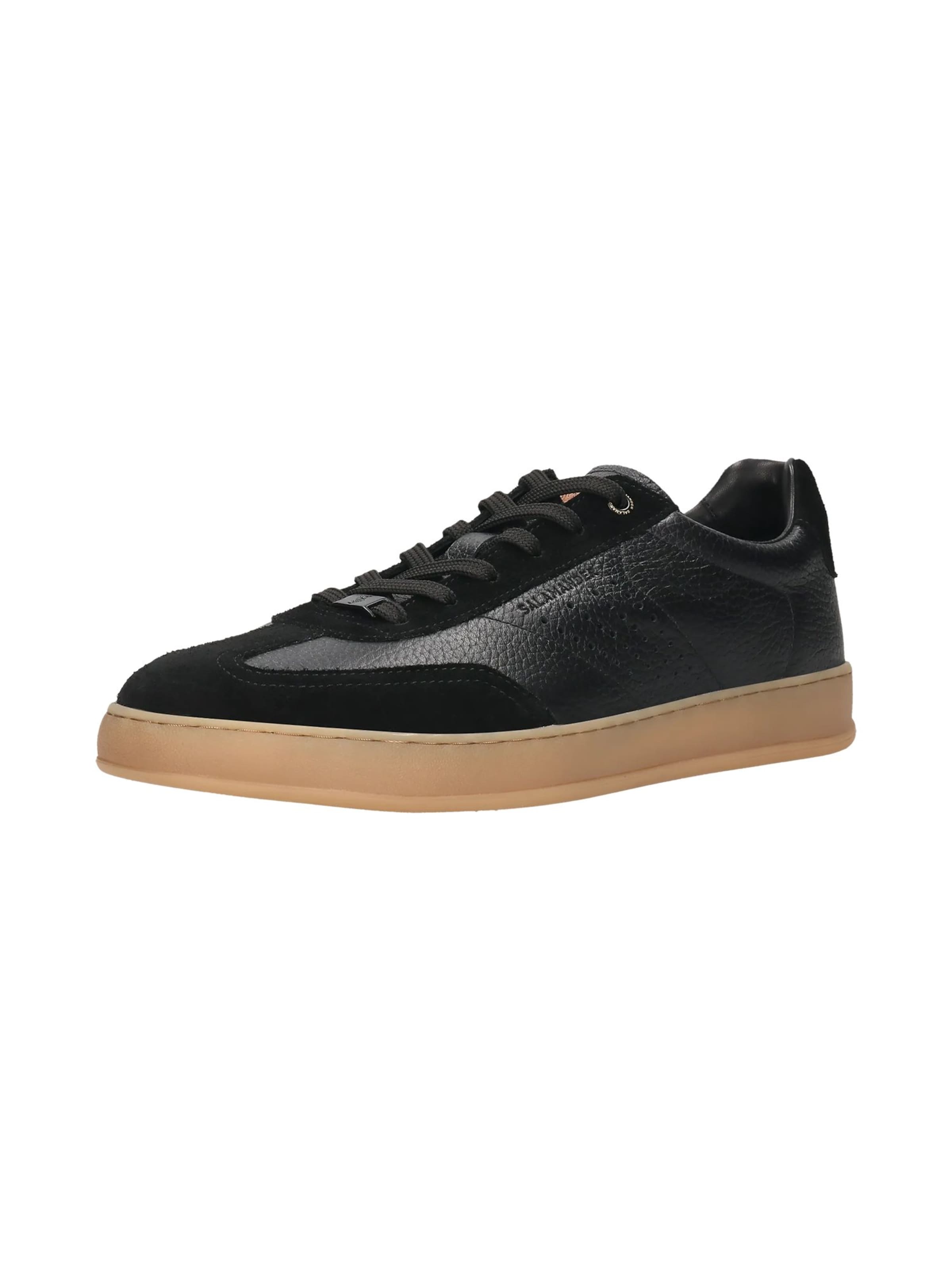 SALAMANDER Platform trainers in Black: front