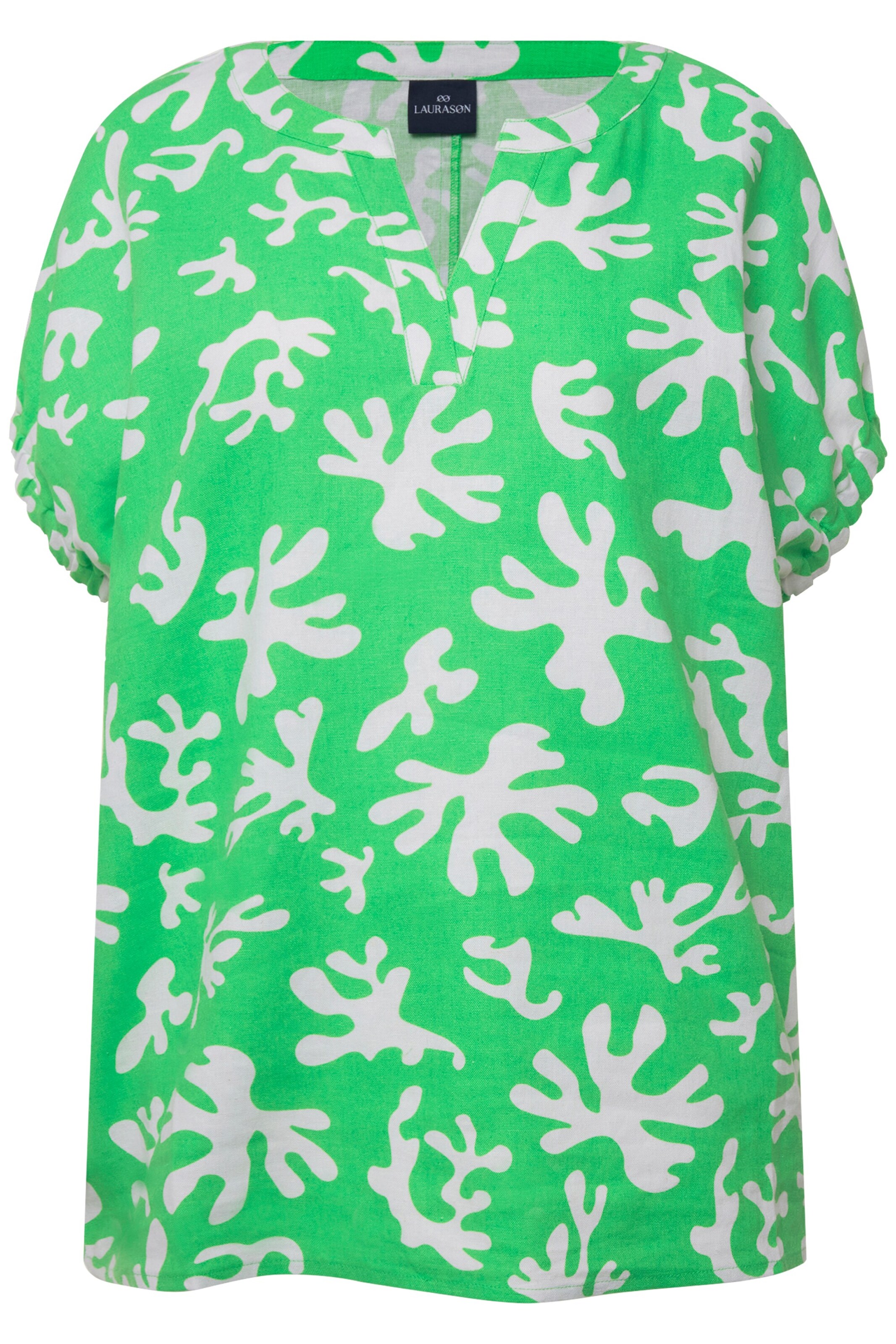 Chemisier LAURASØN en vert : devant