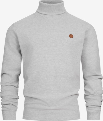 INDICODE JEANS Shirt 'INGuadalupe' in Grijs: voorkant