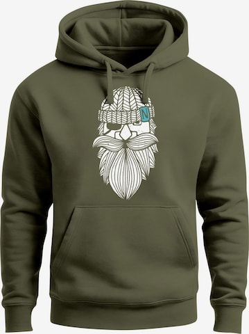 Neverless Sweatshirt 'Sailor Captain' in Grün: Vorderseite