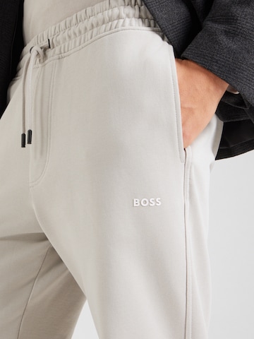 Effilé Pantalon 'SeChup' BOSS en gris