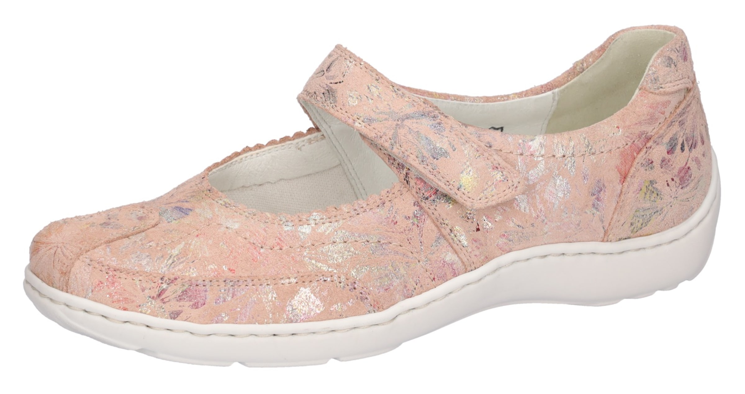 WALDLÄUFER Ballet Flats with Strap in Pink: front