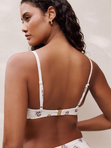 Next T-shirt Bikini top in Beige