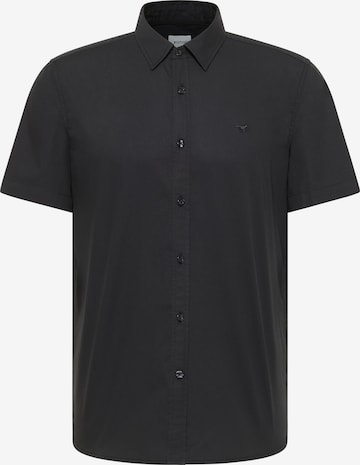 MUSTANG Button Up Shirt 'GILROY' in Black: front