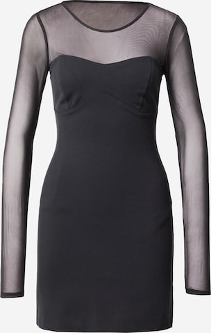 Abercrombie & Fitch - Vestido en negro: frente