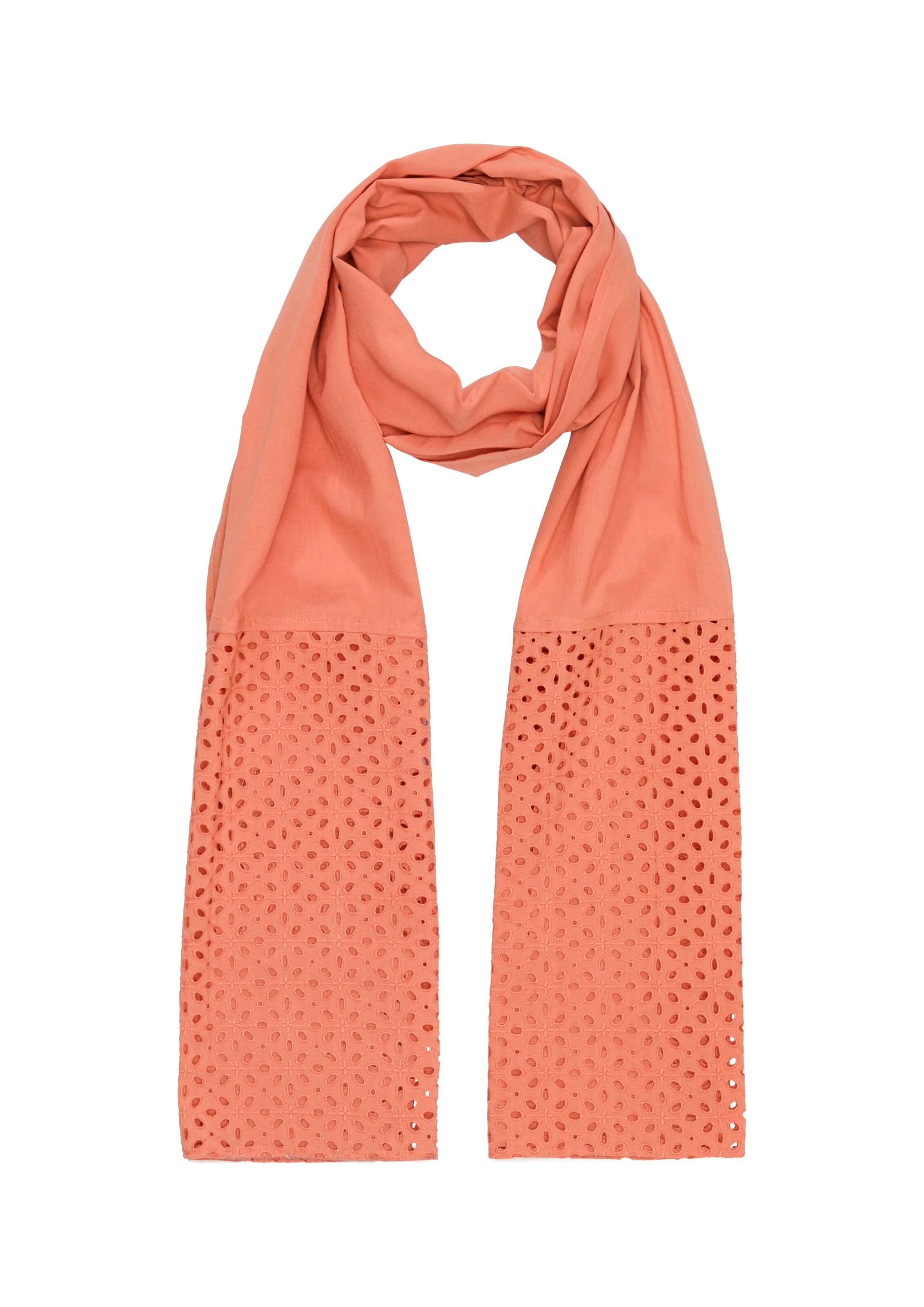 s.Oliver Schal in Orange: Vorderseite