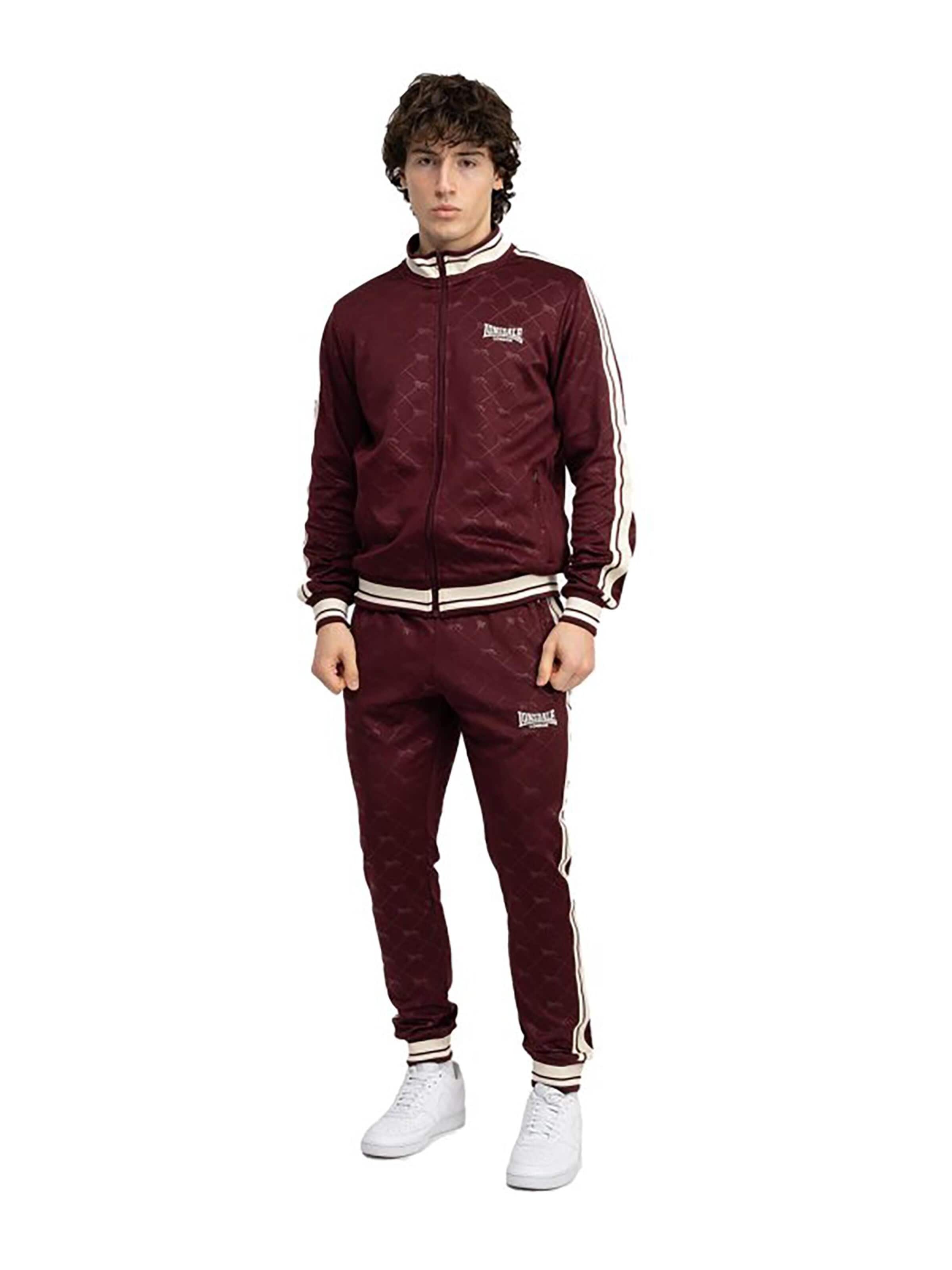 LONSDALE Jogginganzug 'Ashwell' in Rot: Vorderseite