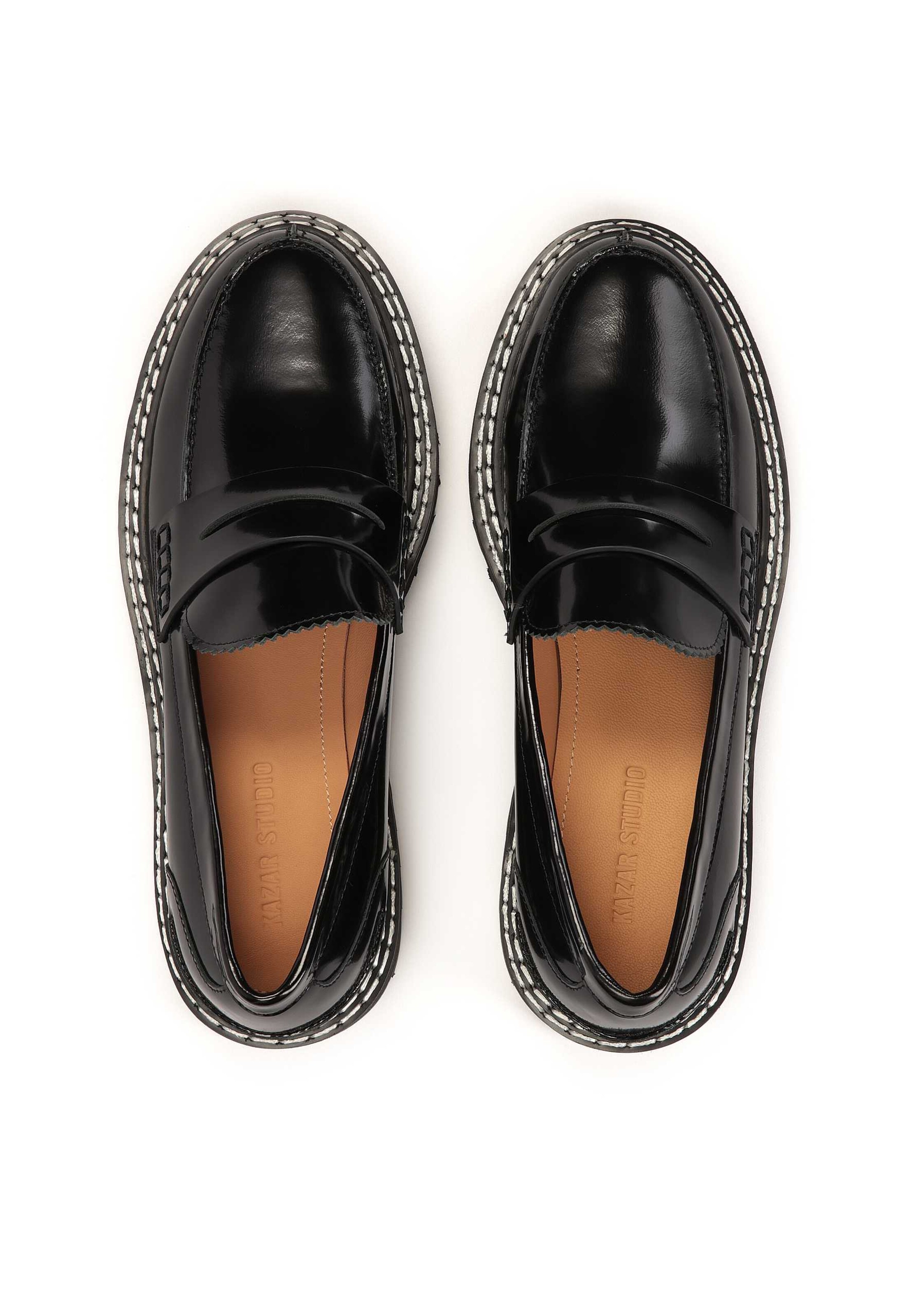 Kazar Studio Slip-ons in Black