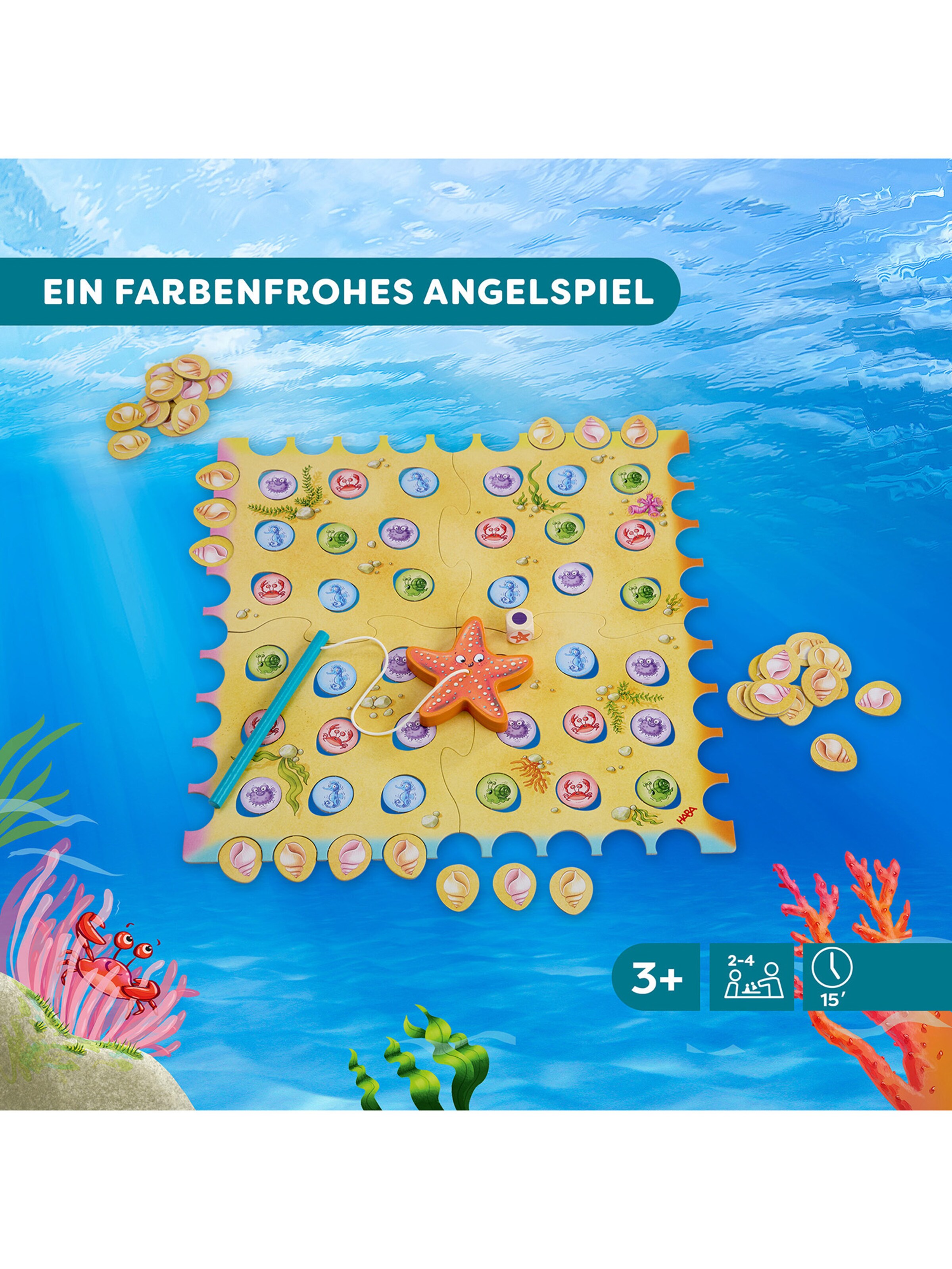 HABA Game ' Seebastian Seestern ' in Mixed colours